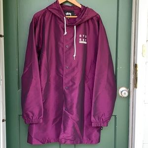 STUSSY international tribe windbreaker